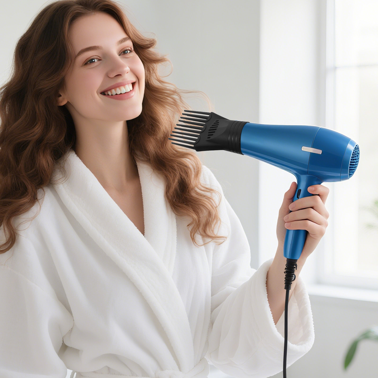 Hair Dryer Styling Comb Attachment - 2 шт. насадок-расчесок для фена, предназначенные