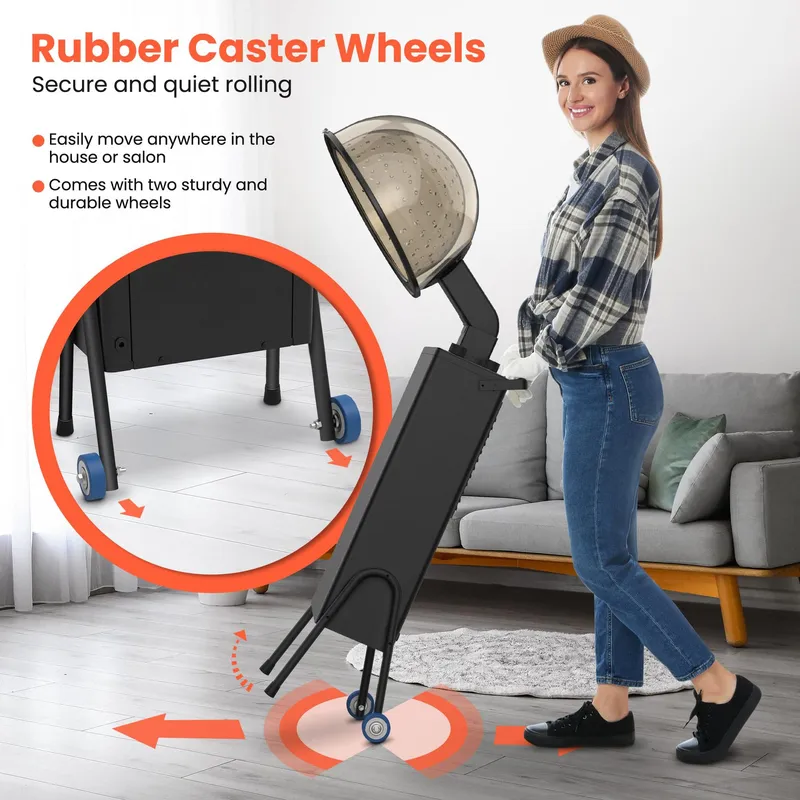 Hair Salon Hood Dryer Professional - Профессиональный вертикальный паровой аппарат для волос,