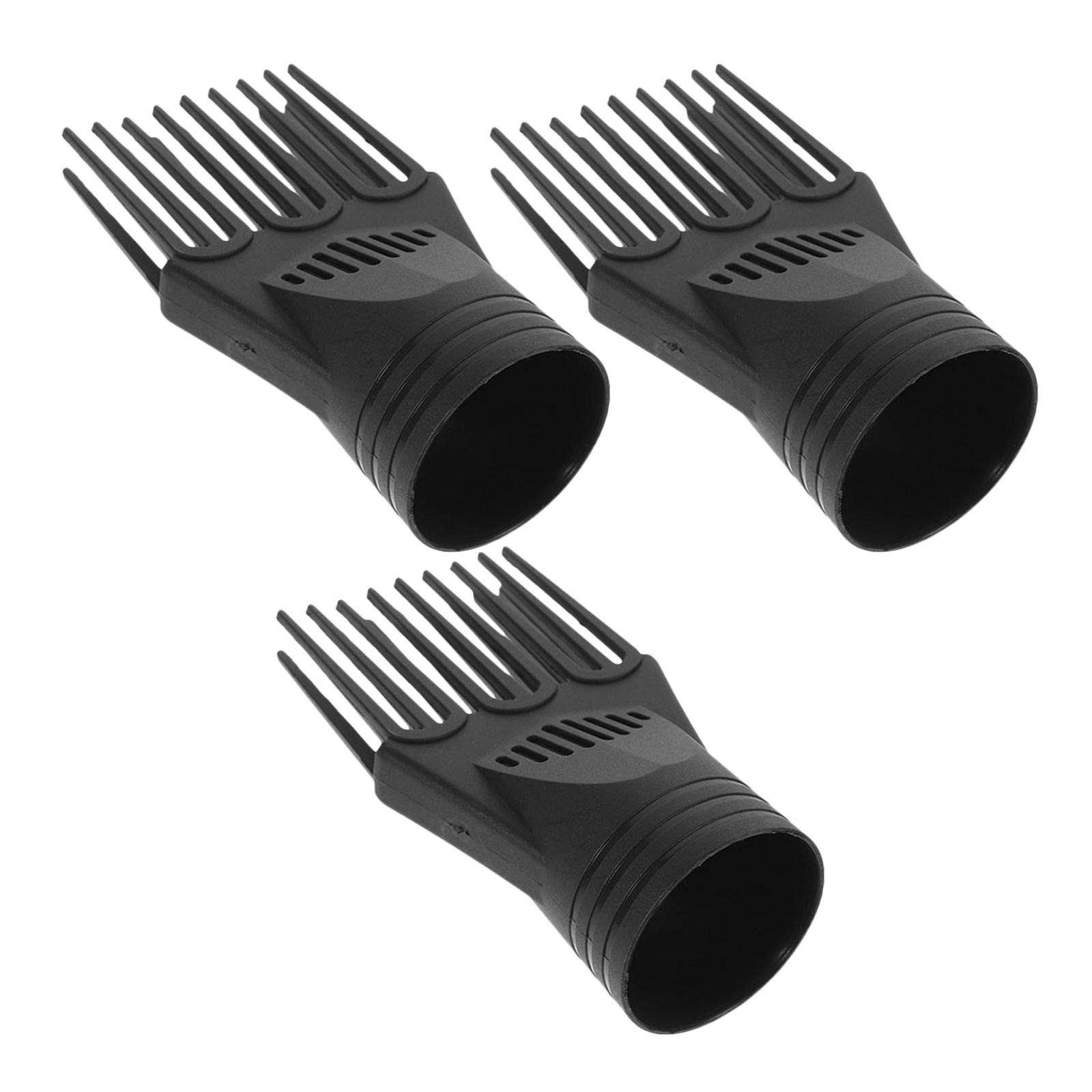Hair Dryer Styling Comb Attachment - 3 шт. пластиковых насадок-щеток для фена,