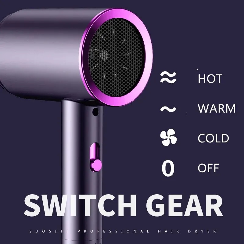 Hair Blow Dryer Low Noise Powerful - Мощный фен с функцией быстрой сушки.