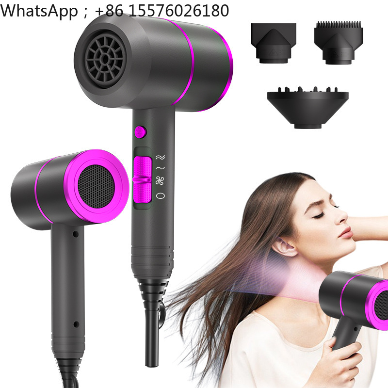 Hair Blow Dryer Low Noise Powerful - Профессиональный ионный фен VoluVibe, мощный фен