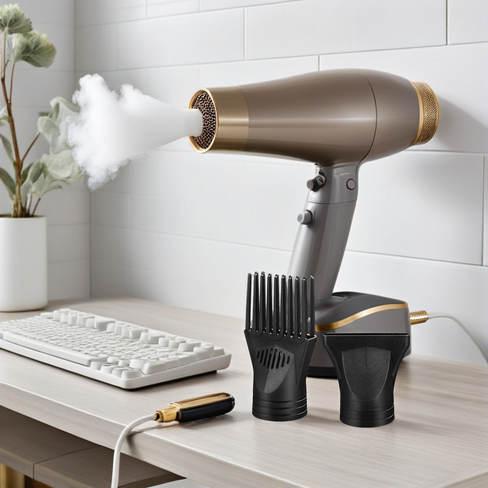 Hair Dryer Styling Comb Attachment - Набор насадок для фена, 5 шт.,