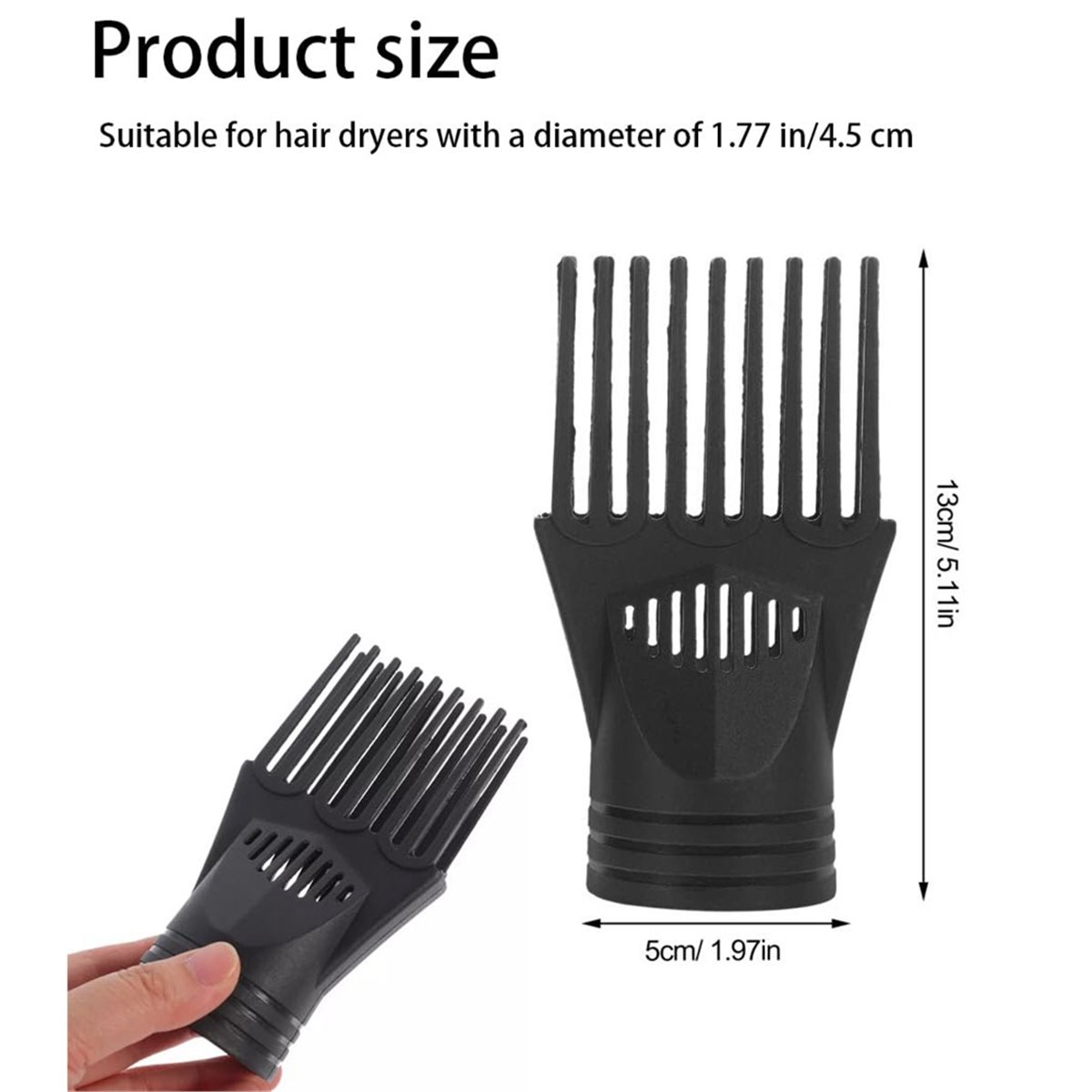 Универсальная насадка-расческа – обзор и цена Hair Dryer Styling Comb Attachment