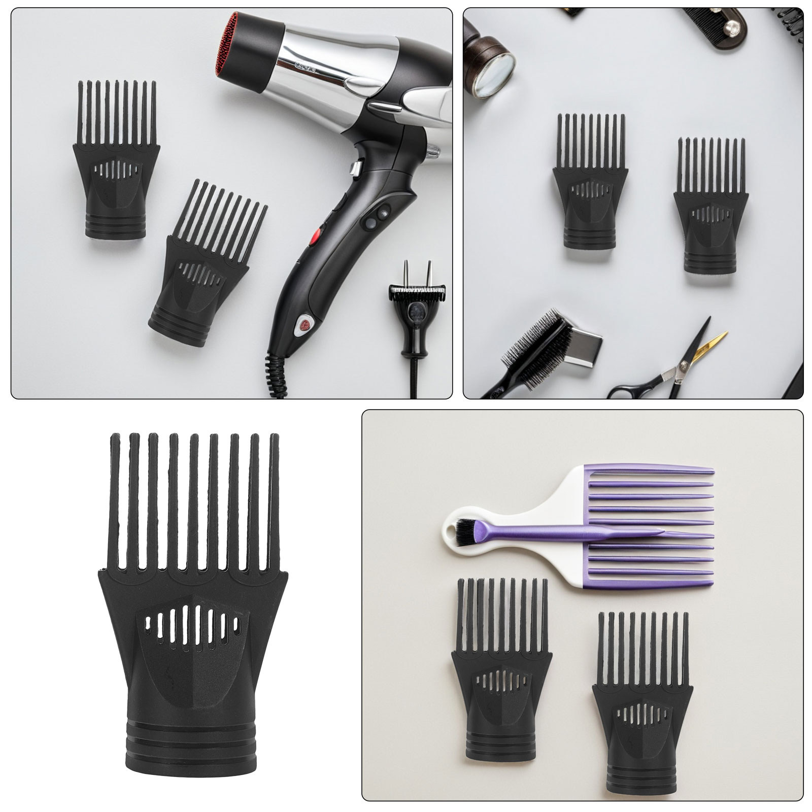 3 шт. насадок-концентраторов д – обзор и цена Hair Dryer Styling Comb Attachment