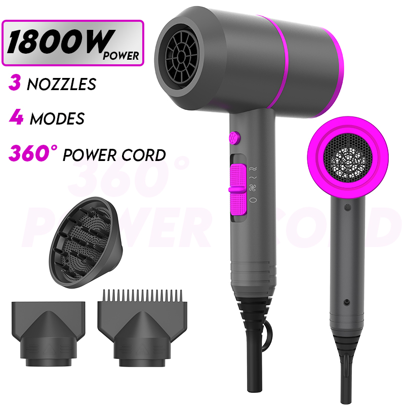 Профессиональный ионный фен Vo – обзор и цена Hair Blow Dryer Low Noise Powerful