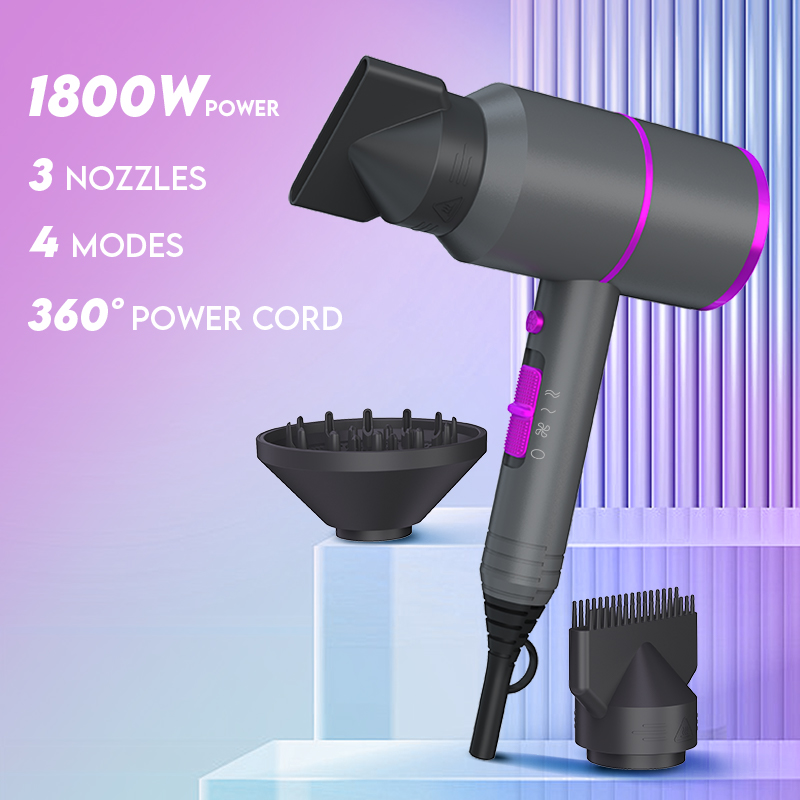 Профессиональный ионный фен Vo – обзор и цена Hair Blow Dryer Low Noise Powerful