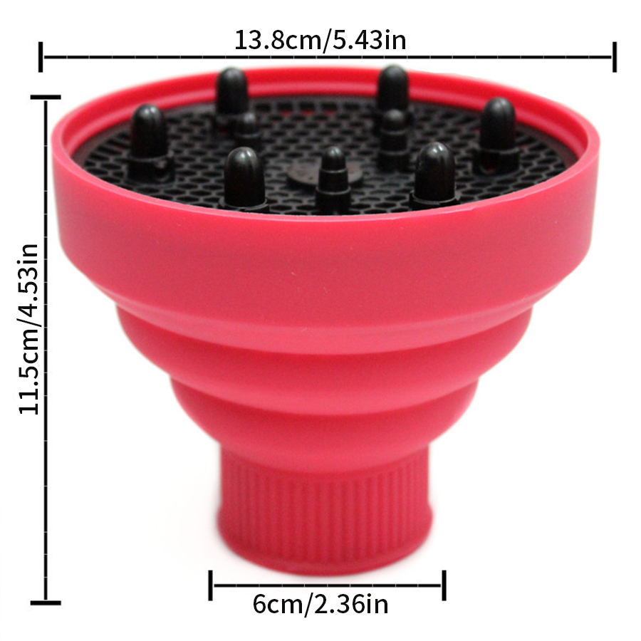 Складной силиконовый диффузор  – обзор и цена Hair Dryer Diffuser Attachment Universal