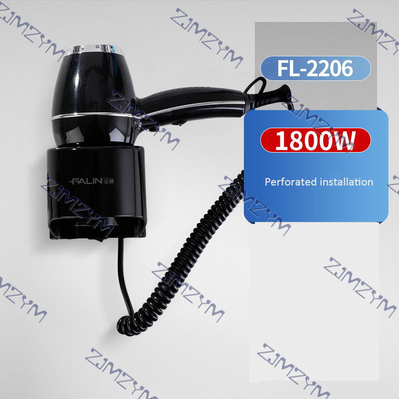 Фен для волос 1800 Вт высокомо – обзор и цена Wall Mount Hotel Hair Dryer 1800W