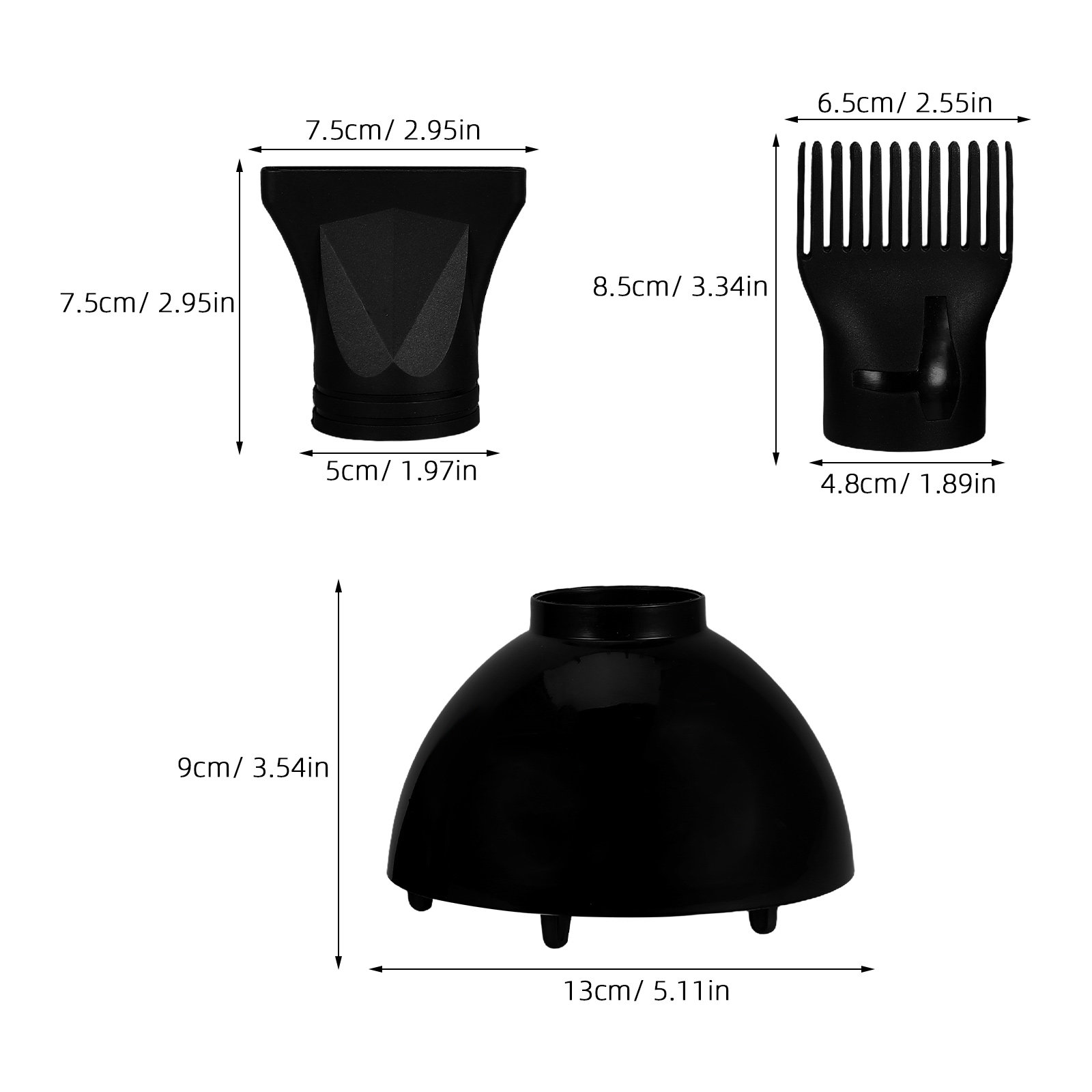 Универсальный набор насадок дл – обзор и цена Hair Dryer Styling Comb Attachment