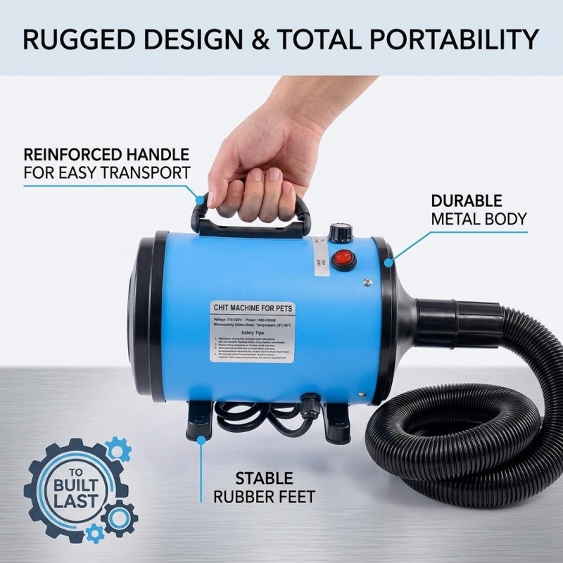 Фен для шерсти животных, высок – обзор и цена Hair Blow Dryer Low Noise Powerful
