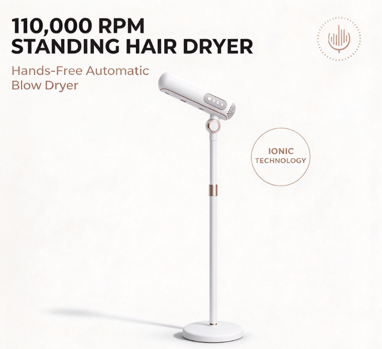 Профессиональный вертикальный  – обзор и цена Hair Dryer Stand Hands Free Floor
