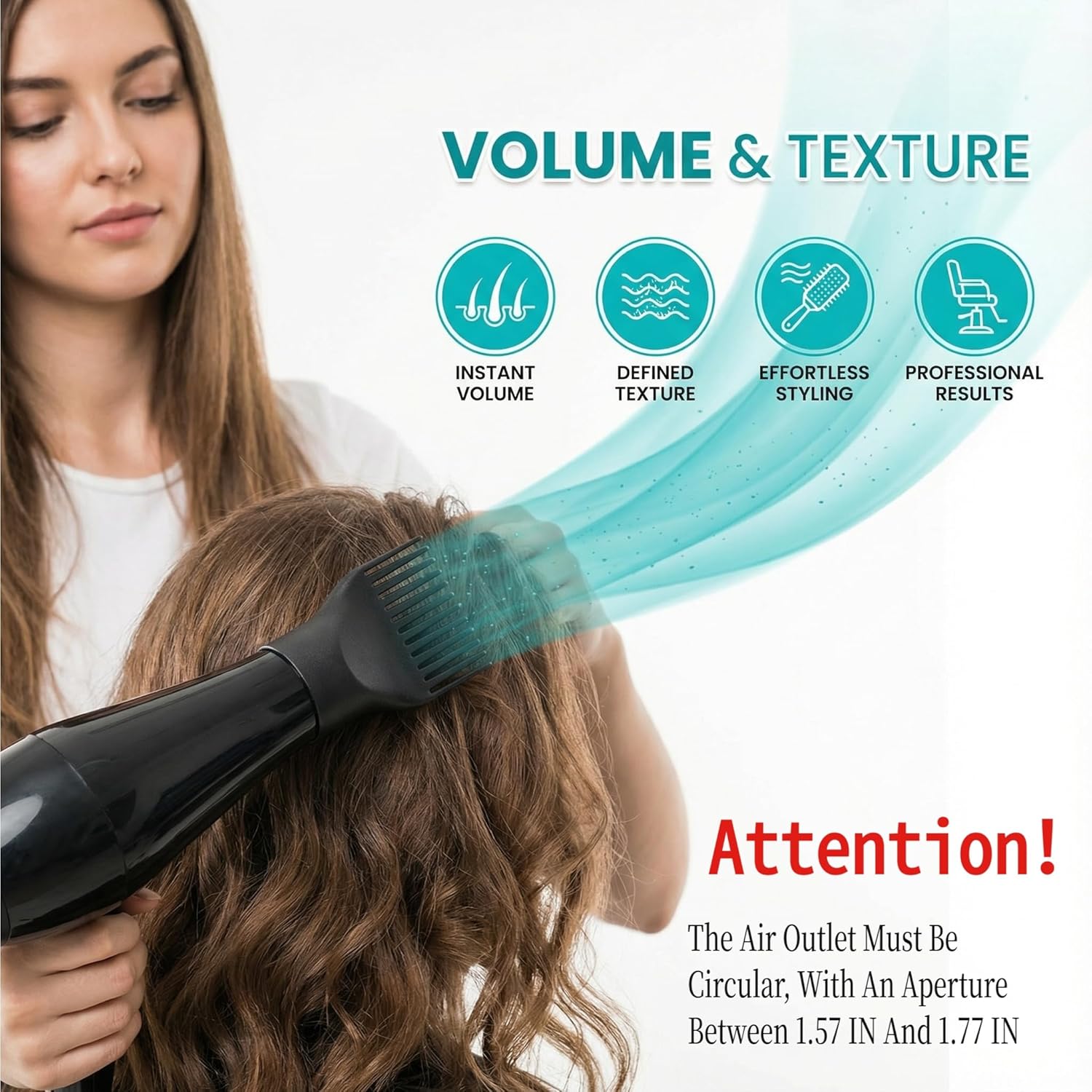 Универсальная насадка-расческа – обзор и цена Hair Dryer Styling Comb Attachment